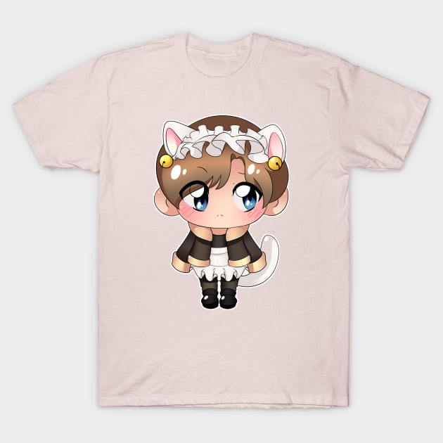 Leon is a cat maid T-Shirt by JinkTheTactician